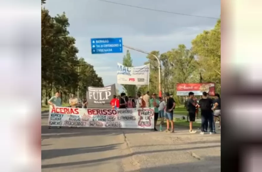 Los trabajadores de Acerías Berisso realizaron cortes transitorios en 60.