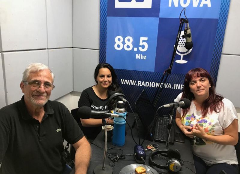 Luis Stangatti en el aire de BerissoCiudad en Radio.