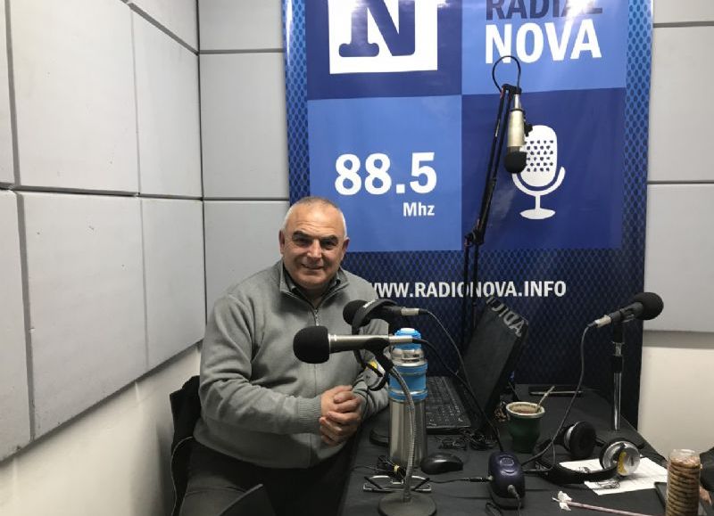 Ángel Celi, en el aire de BerissoCiudad en Radio.