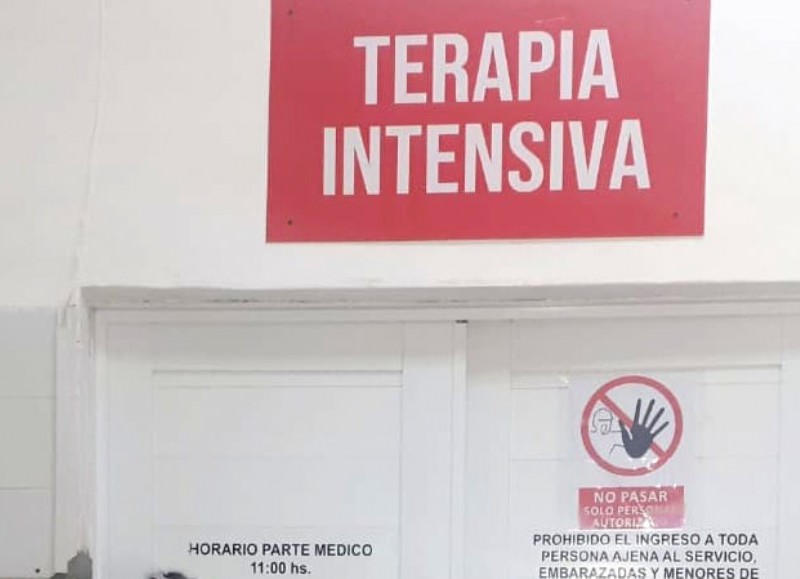 La terapia intensiva tocó el cien por cien de ocupación.