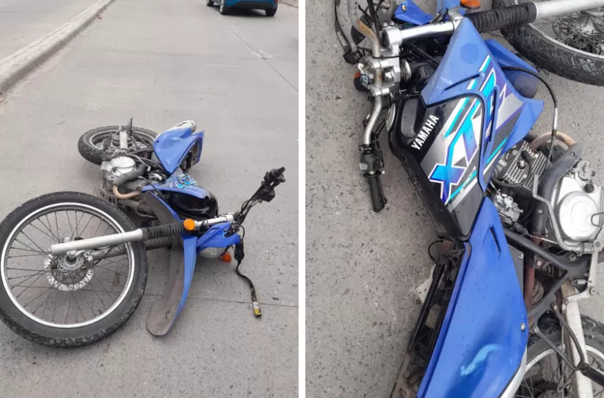 El siniestro se produjo sobre la avenida Génova a la altura de la Rotonda René Favaloro