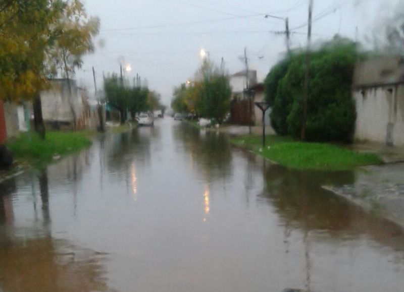 Una de tantas arterias anegadas.