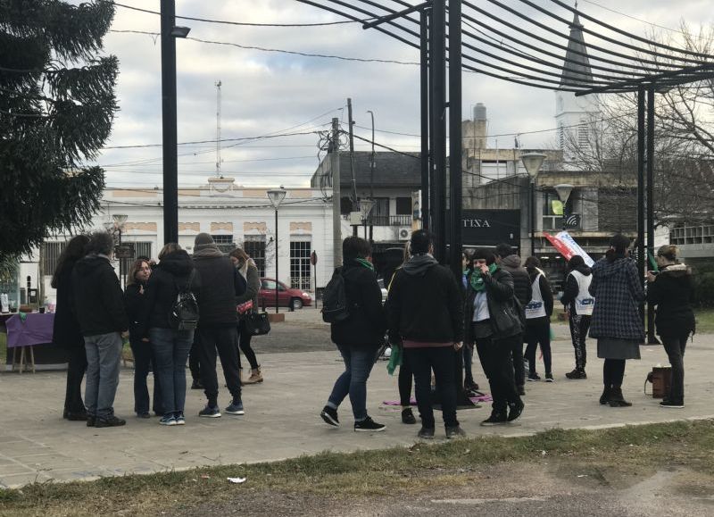 Actividad en el Parque Cívico.