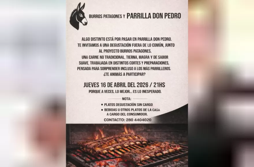 Este jueves se realizará una degustación de carne de burro.