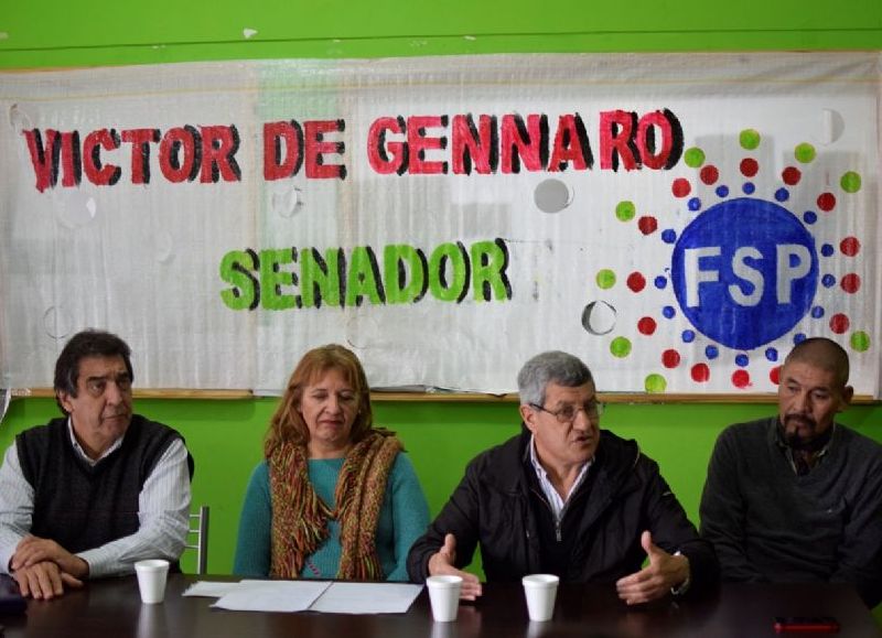 Conferencia del Frente Socialista y Popular en Berisso.