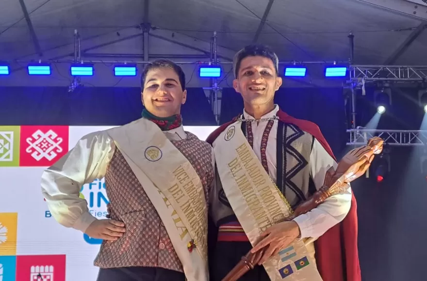 Germán Céspedes es el nuevo embajador de la Fiesta Provincial del Inmigrante.