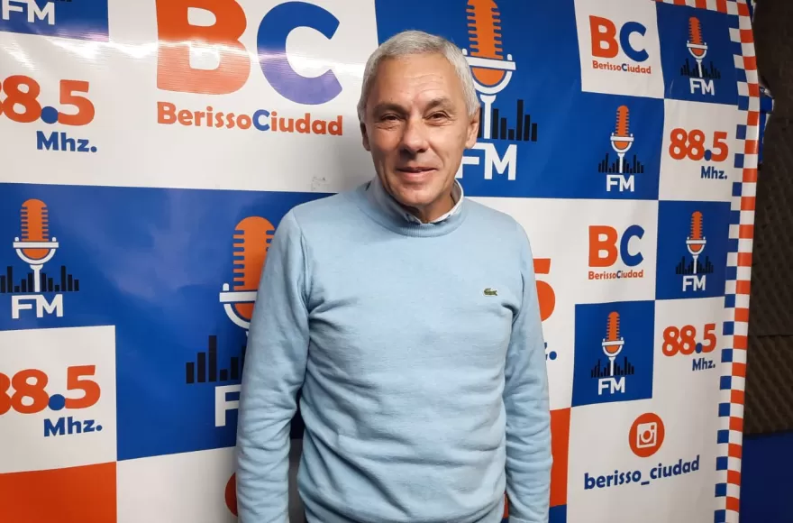 Fabián Cagliardi, intendente de Berisso.