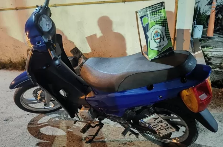La Gilera Smash en cuestión.