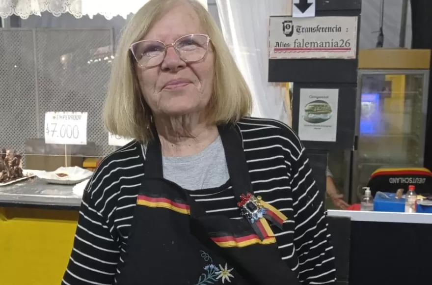 Norma Weber, titular de la colectividad alemana.