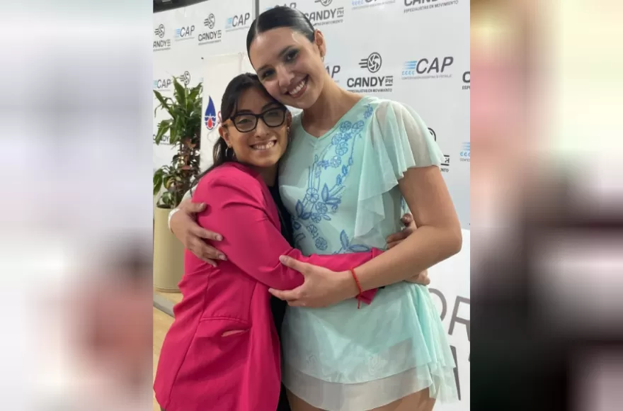  Agustina Herrera acompaña el proceso de formación y crecimiento deportivo de las patinadoras que representan a la ciudad.