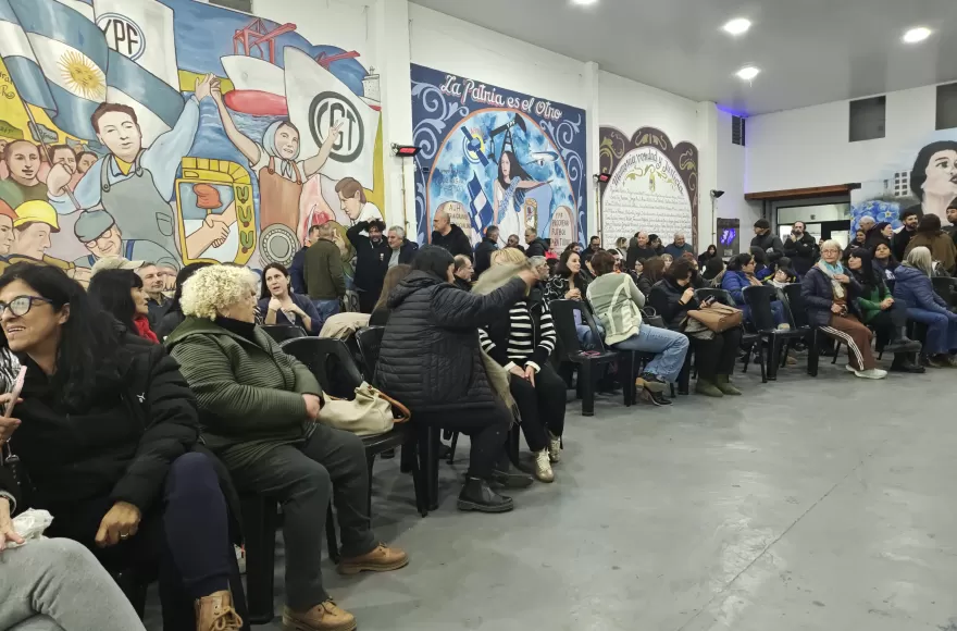 La militancia se hizo presente.