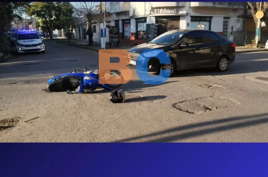 Por la colisión, fue necesaria la intervención del SAME. 
