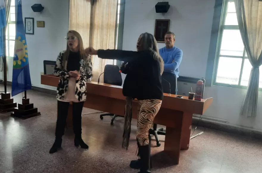 La vecina habló en un cuarto intermedio.