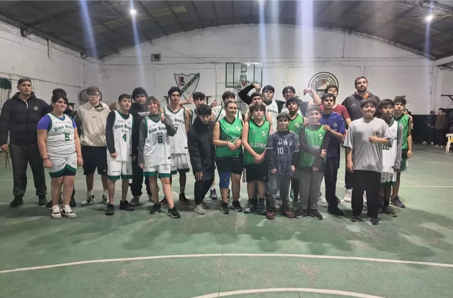 La Escuela Municipal de Básquet disputó un partido amistoso frente a Don Bosco de Villa Arguello.