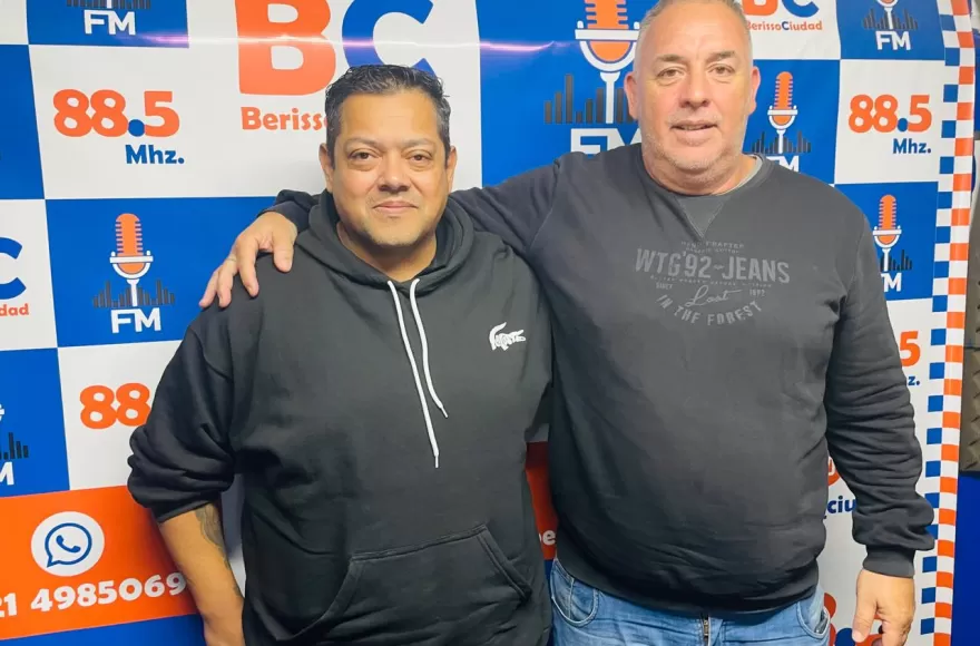 Jorge Rodríguez y Marcelo Bozarello, referentes del gremio municipal.