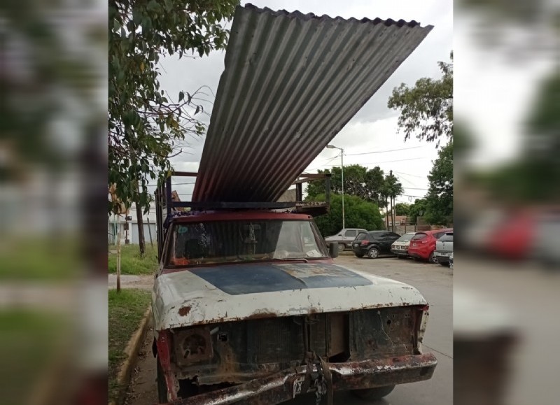 Circulaban en una camioneta.