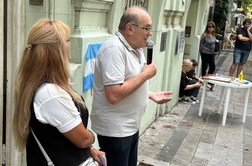 La CGT Regional La Plata llevó adelante este lunes un acto homenaje a trabajadores  que fueron víctimas de la última dictadura.