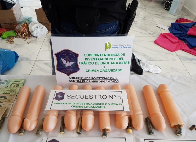 La Policía de la provincia de Buenos Aires decomisó una gran cantidad de cocaína fraccionada para la venta que escondían dentro de penes de cotillón, tras siete allanamientos realizados en La Plata, Berisso y San Isidro.