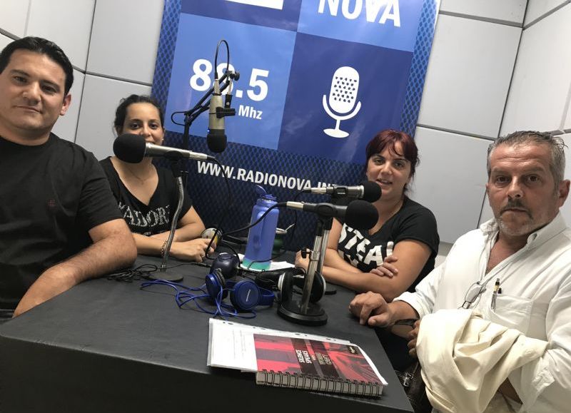Pablo Ruiz y Roberto Cimini en el aire de BerissoCiudad en Radio.