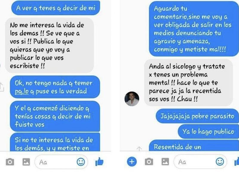 Chat en horario de trabajo.