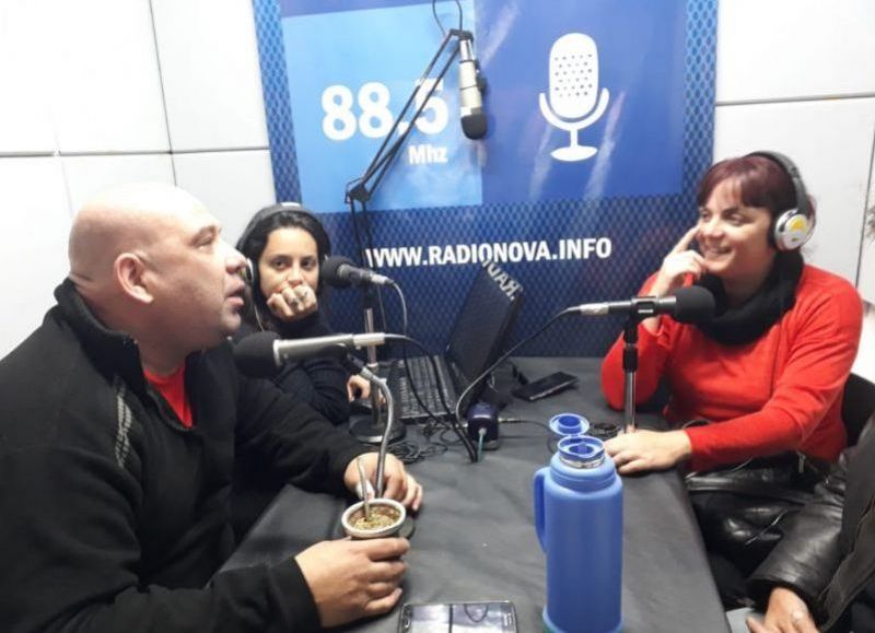 Roberto Scafati en un a reciente visita a BerissoCiudad en Radio.