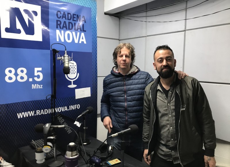 Christian Castillo y Federico Surila, en el aire de BerissoCiudad en Radio.