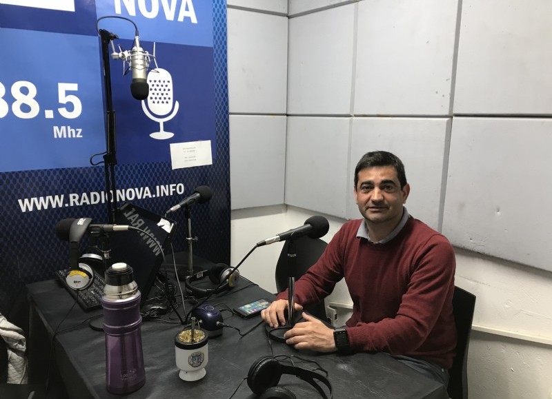 José Caraballo, en el aire de BerissoCiudad en Radio.