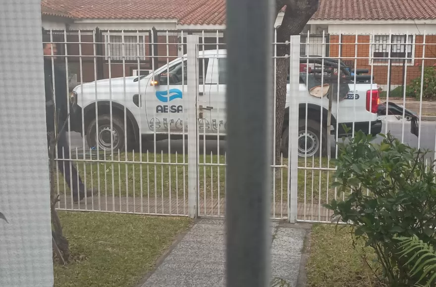 Absa inició los trabajos de reparación.