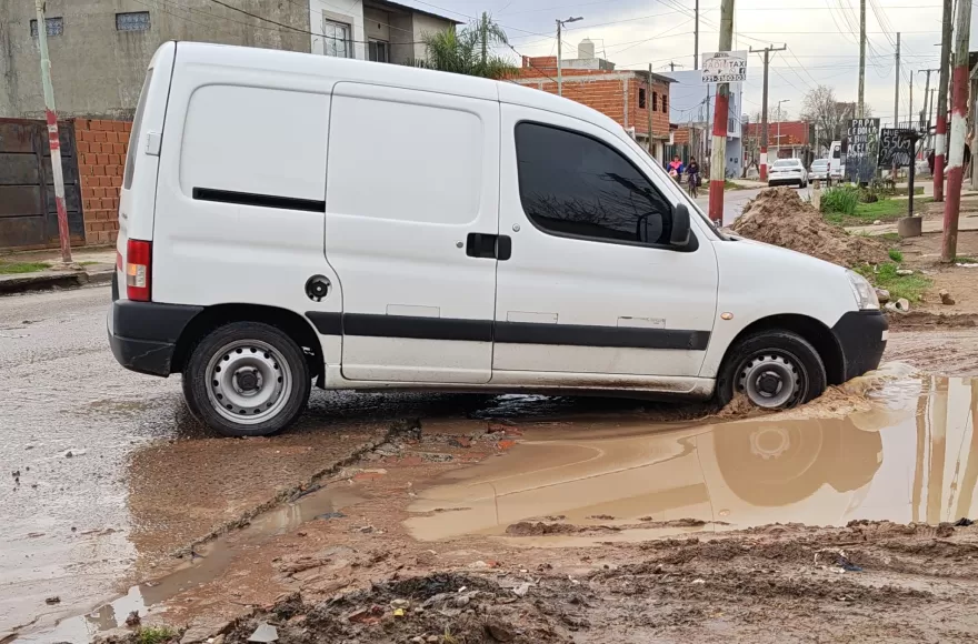 La esquina del anegamiento permanente: 8 y 134
