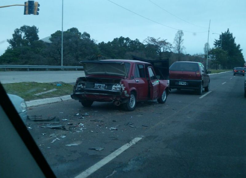 Fue a la altura del Tiro Federal.