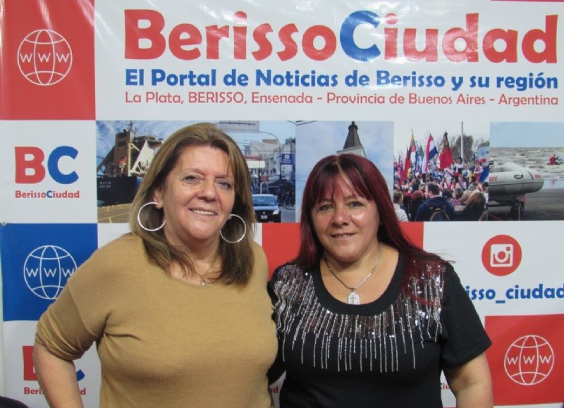 Elsa Lara y Mónica Nievas, candidatas a diputada provincial y concejal, respectivamente.