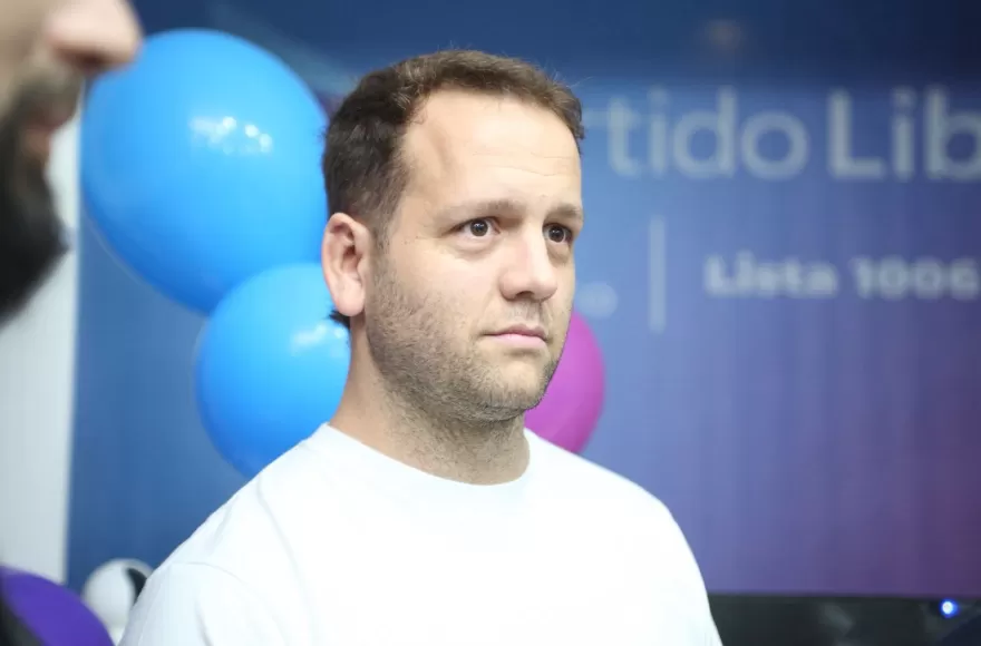 José Campodónico, candidato a diputado provincial por el Partido Libertario.
