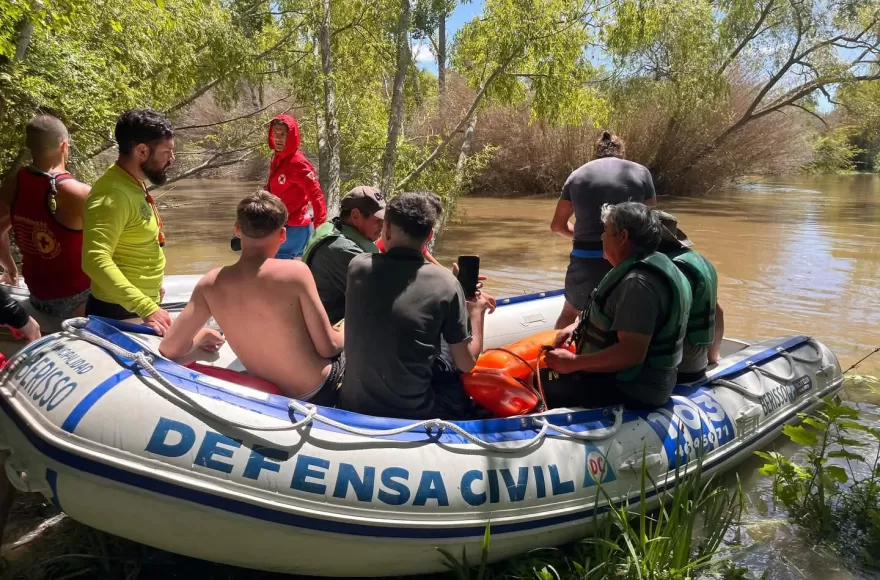 El rescate se produjo alrededor de las 16.