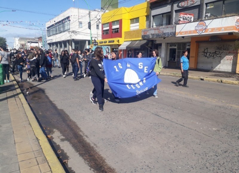 Un pasaje de la marcha.