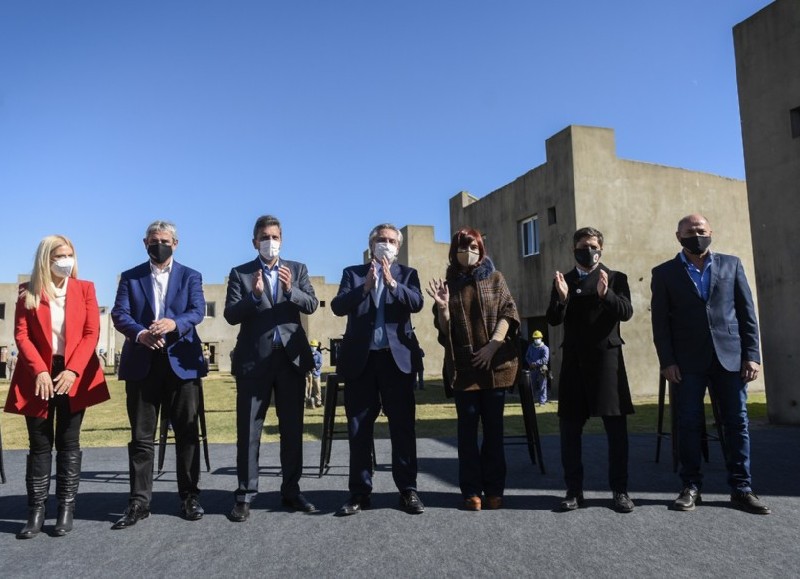 Muestra de unidad del Frente de Todos.