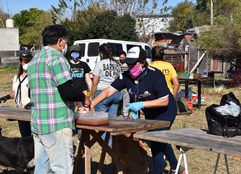 Cocina de campaña en 122 bis y 83.