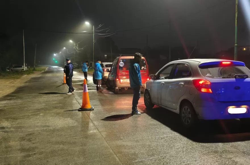 Se llevó a cabo un operativo vial.