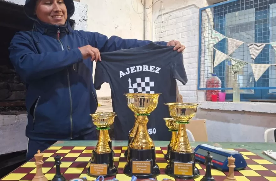Los premios del torneo.