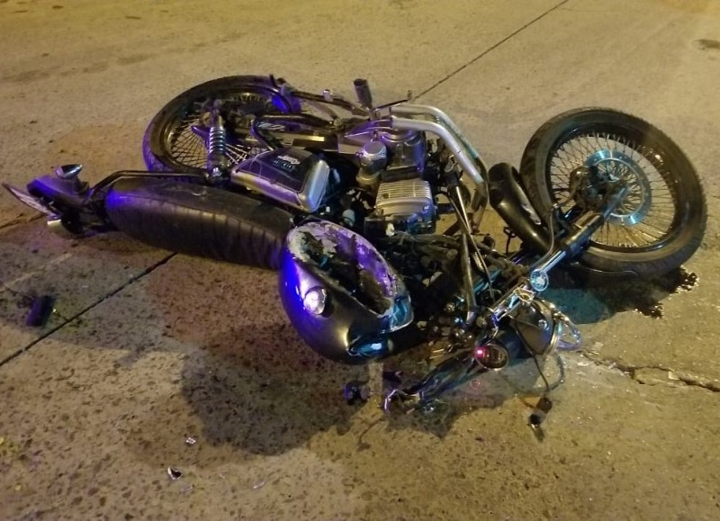 Murió un motociclista.