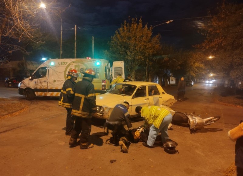 Los instantes posteriores a la colisión.