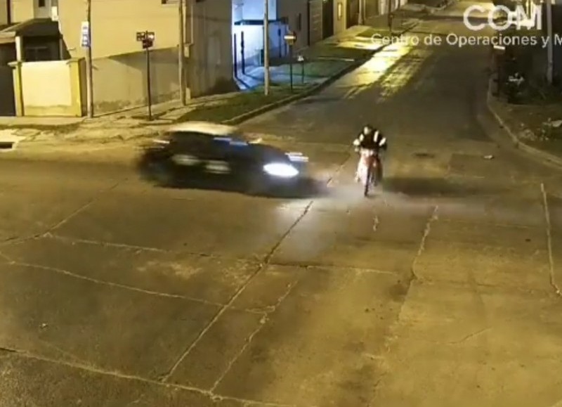 El instante previo a la colisión.