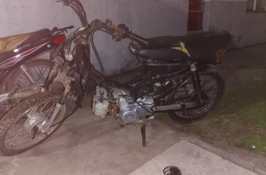 La moto en cuestión.