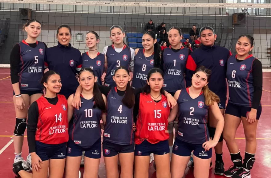 La sub14 quedó en segundo lugar.