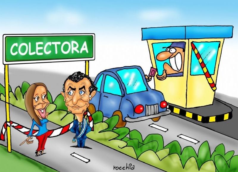 Mauricio Macri y María Eugenia Vidal. (Dibujo: NOVA)