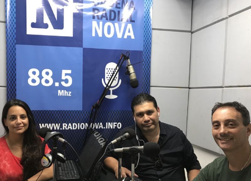 Julio Monte, en el aire de Cadena Radial NOVA.