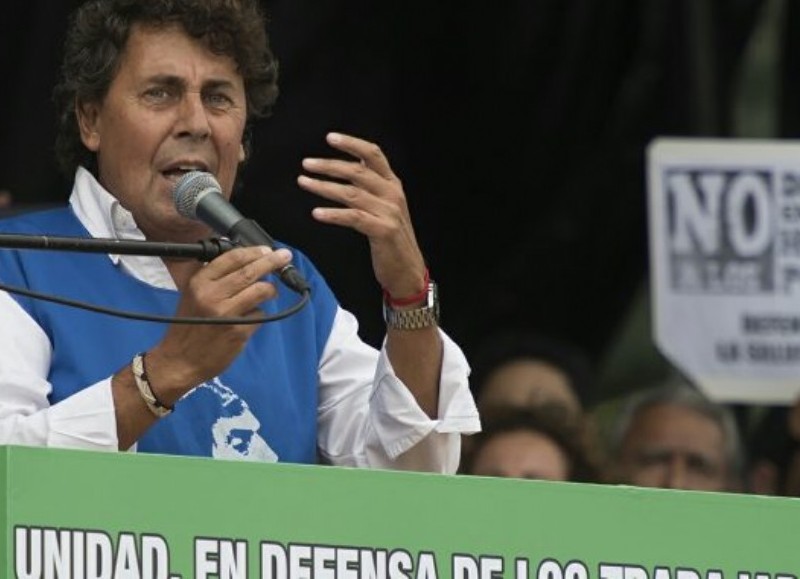 Pablo Micheli, referente de la central sindical.