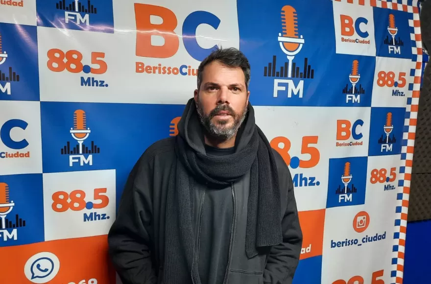 Sebastián Casali, integrante de la Cooperativa del Vino de la Costa.