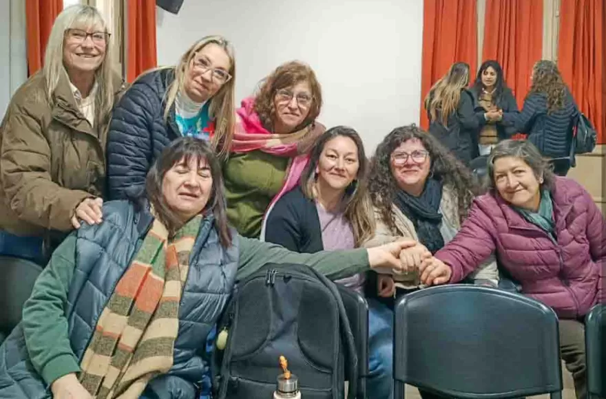 Las obstetras locales participaron de la jornada.
