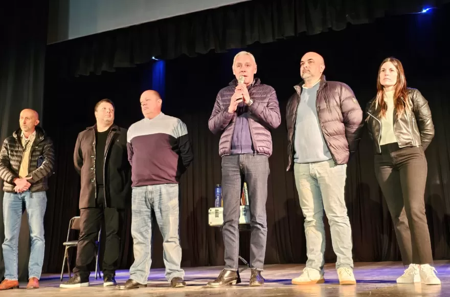 El intendente Cagliardi participó del evento.