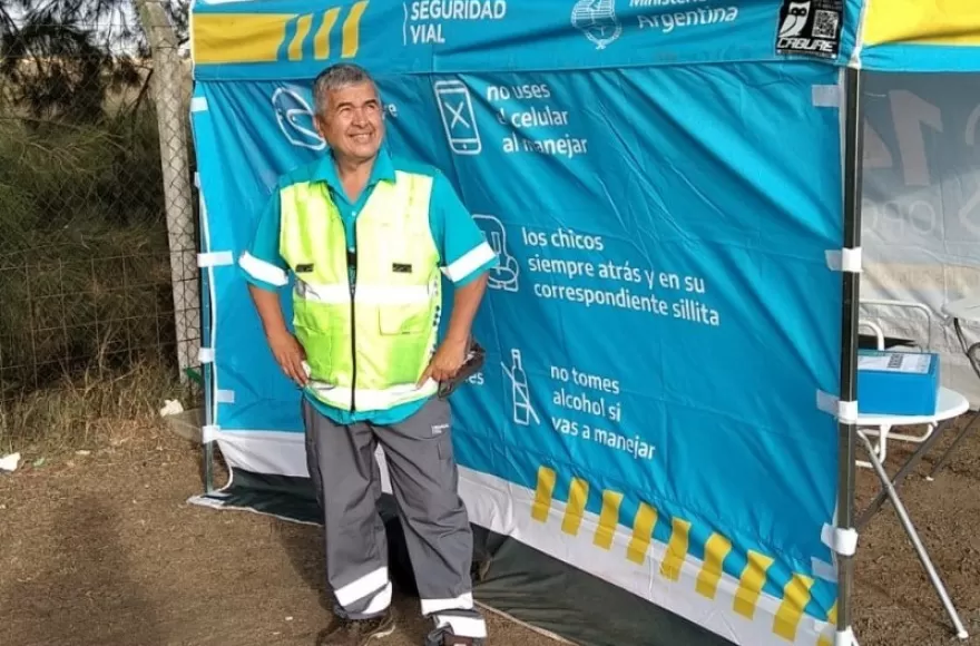 David Cejas, trabajador de la ANSV.
